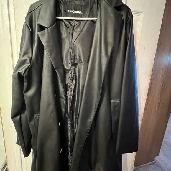 Fashion Nova Jackets & Blazers - Fashion Nova Elegant Black Trench Coat